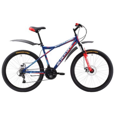 Горный (MTB) велосипед Black One Element 26 D (2017) синий/красный 18" (требует финальной сборки)
