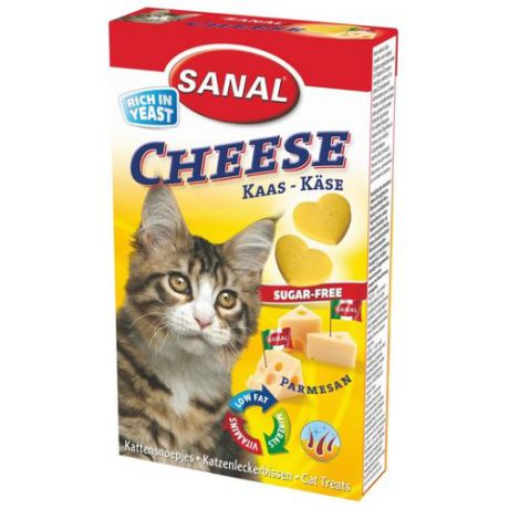 Добавка в корм SANAL Cheese для кошек 30 г 40 шт.