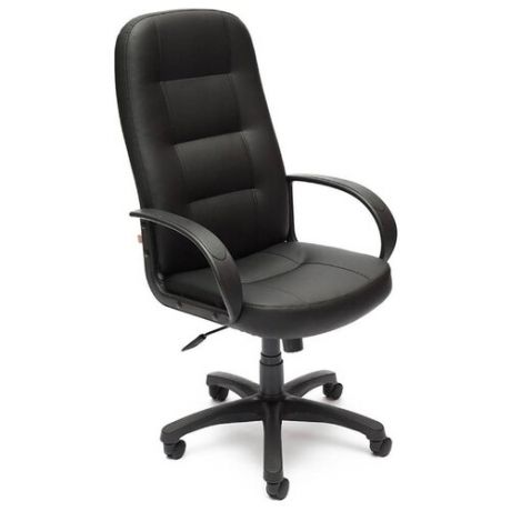 Компьютерное кресло TetChair Дэвон, обивка: искусственная кожа, цвет: черный