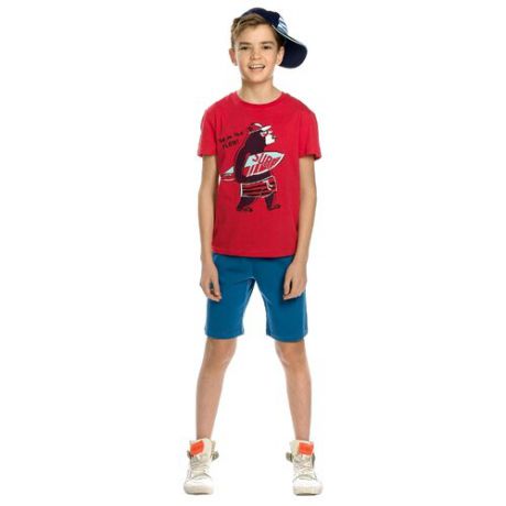 Комплект одежды Pelican размер 7, красный