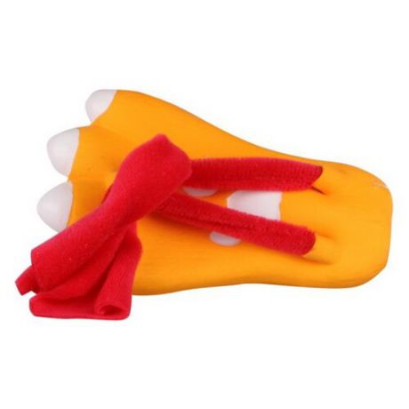 Игрушка для собак DEZZIE Лапа (5620121) красный, оранжевый