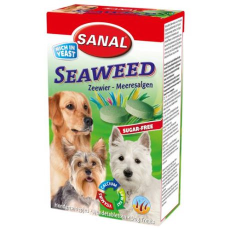 Добавка в корм SANAL Seaweed для собак 100 г