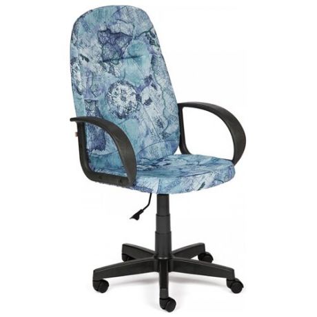 Компьютерное кресло TetChair Лидер, обивка: текстиль, цвет: карта на синем