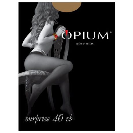 Колготки Opium Surprise 40 den, размер 4-L, visone