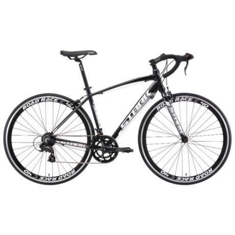 Шоссейный велосипед STARK Peloton 700.1 (2018) черный/темно-серый/белый 22" (требует финальной сборки)