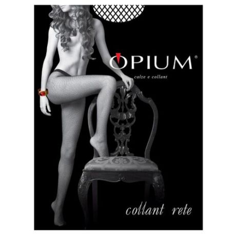 Колготки Opium Collant Rete, размер 3-M, nero