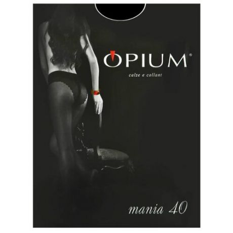 Колготки Opium Mania 40 den, размер 3-M, nero