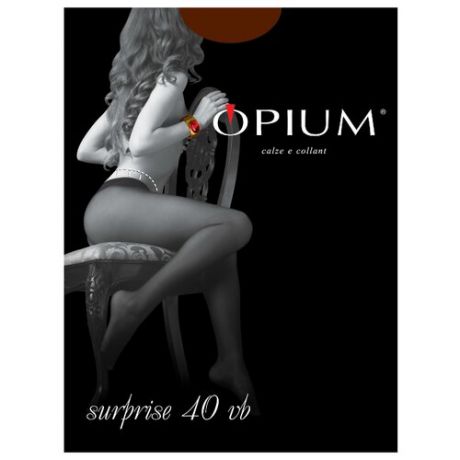 Колготки Opium Surprise 40 den, размер 3-M, bronzo