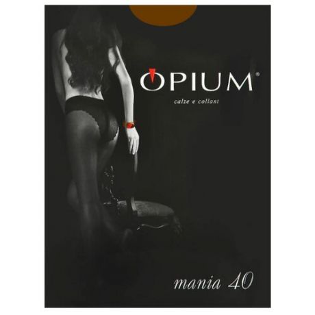 Колготки Opium Mania 40 den, размер 4-L, bronzo