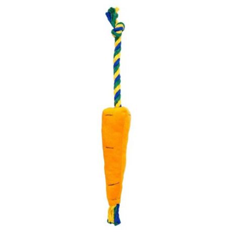 Игрушка для собак Joy Морковка мини (2РУА00124) оранжевый/зеленый