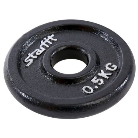 Диск Starfit BB-204 0.5 кг черный