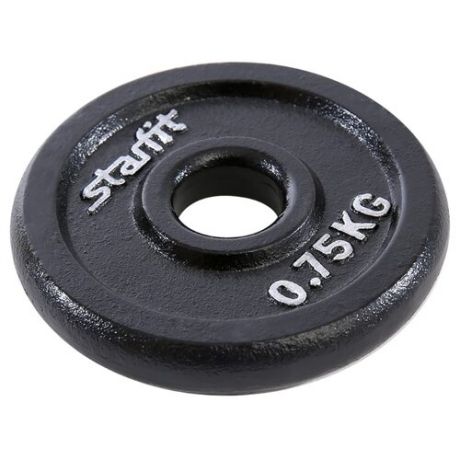 Диск Starfit BB-204 0.75 кг черный