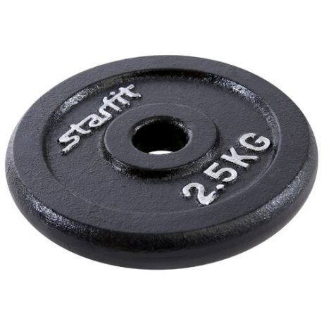 Диск Starfit BB-204 2.5 кг черный