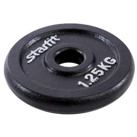 Диск Starfit BB-204 1.25 кг черный