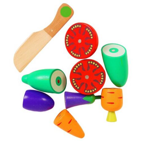 Набор продуктов BeeZee Toys Овощи: еда для резки разноцветный