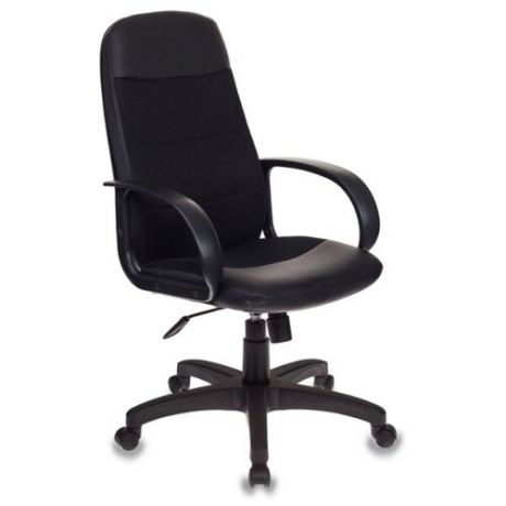 Компьютерное кресло Бюрократ CH-808AXSN, обивка: текстиль/искусственная кожа, цвет: TW 11 черный+LBL