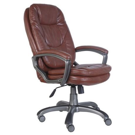 Компьютерное кресло Бюрократ CH-868AXSN для руководителя, обивка: искусственная кожа, цвет: brown