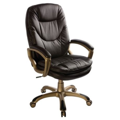 Компьютерное кресло Бюрократ CH-868AXSN для руководителя, обивка: искусственная кожа, цвет: coffee