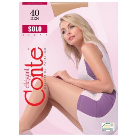 Колготки Conte Elegant Solo 40 den, размер 2, natural