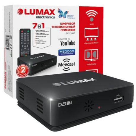 TV-тюнер LUMAX DV-1120HD черный