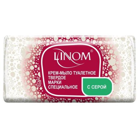 Крем-мыло кусковое Linom специальное с серой, 140 г