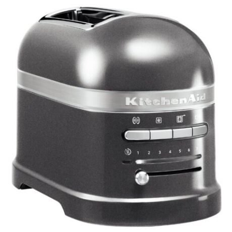 Тостер KitchenAid 5KMT2204EMS, серебряный медальон