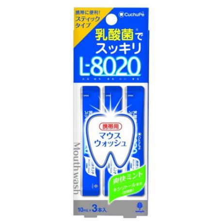 Kiyou Jochugiku Ополаскиватель для полости рта L-8020, 10 мл, 3 шт