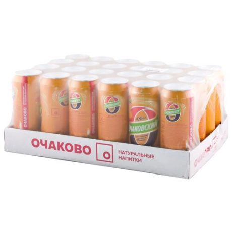 Квас Очаково Очаковский, 0.5 л, 24 шт.