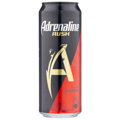 Энергетический напиток Adrenaline Rush Juicy ягодная энергия, 0.449 л