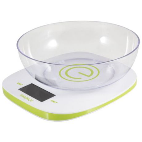 Кухонные весы Energy EN-425 белый/зеленый