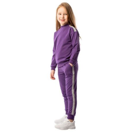 Свитшот bodo размер 98-104, фиолетовый