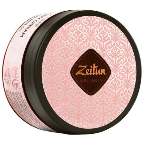 Крем для тела Zeitun Ритуал нежности смягчающий с дамасской розой и маслом персика, банка, 200 мл