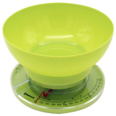 Кухонные весы Sakura SA-6008 зеленый