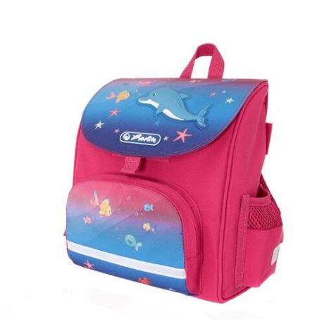 Herlitz Ранец Mini softbag Little Dolphin, розовый/синий