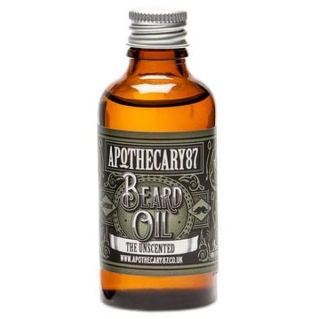 Apothecary 87 Масло для бороды без запаха The Unscented Beard Oil, 50 мл