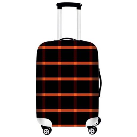Чехол для чемодана Bergmann PerfectSolutions Оранжевая клетка L/XL, коричневый/оранжевый