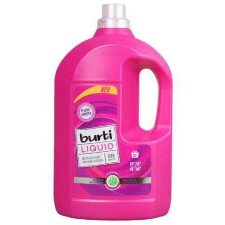 Жидкость для стирки Burti Liquid для цветного и тонкого белья 2.86 л бутылка