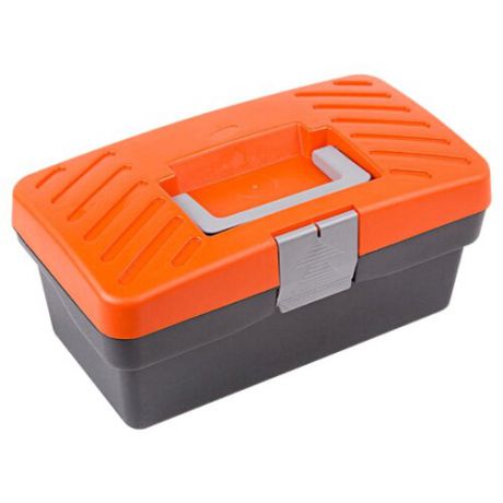 Ящик с органайзером REXANT 12-5003-4 28.5x15.5x12.5 см оранжевый/черный