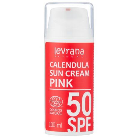 Levrana Солнцезащитный крем Календула Pink SPF 50 100 мл