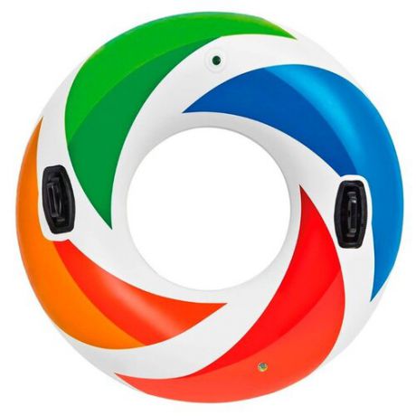 Круг Intex Цветной вихрь 122x122 см разноцветный