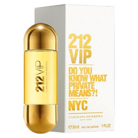 Парфюмерная вода CAROLINA HERRERA 212 VIP Women, 30 мл