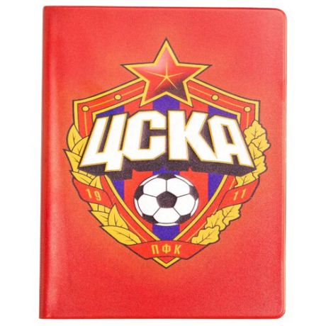 Обложка для паспорта Modaprint "Футбол", красный