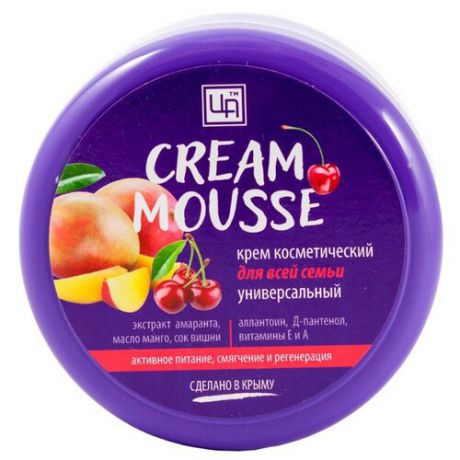 Крем для тела Царство ароматов косметический Cream Mousse универсальный для всей семьи, 220 г