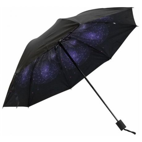 Зонт механика Удачная покупка YS06 черный/синий/фиолетовый