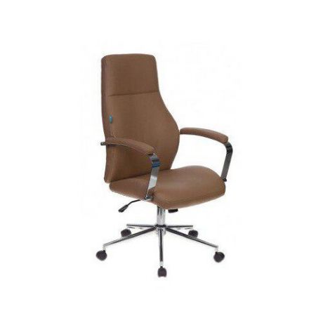 Компьютерное кресло Бюрократ T-703SL для руководителя, обивка: искусственная кожа, цвет: светло-коричневый