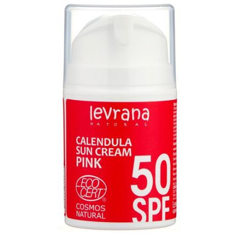 Levrana Солнцезащитный крем Календула Pink SPF 50 50 мл