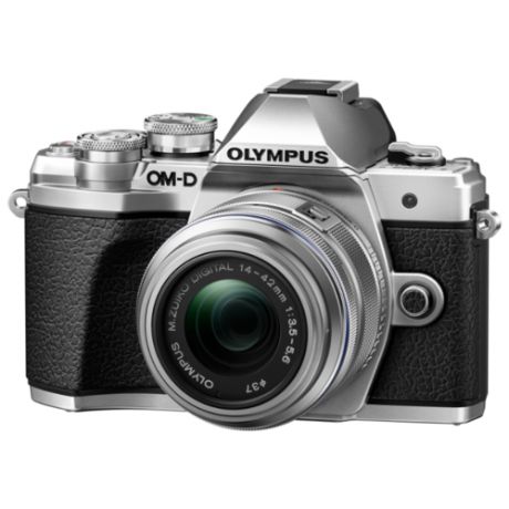 Фотоаппарат Olympus OM-D E-M10 Mark III Kit серебристый M.Zuiko Digital 14‑42mm F3.5‑5.6 II R