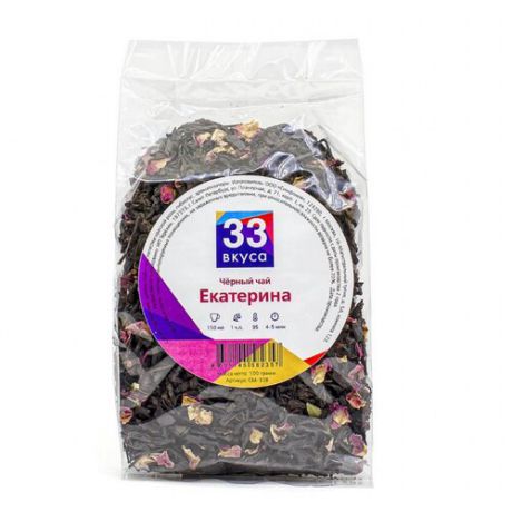 Чай черный 33 вкуса Екатерина, 100 г