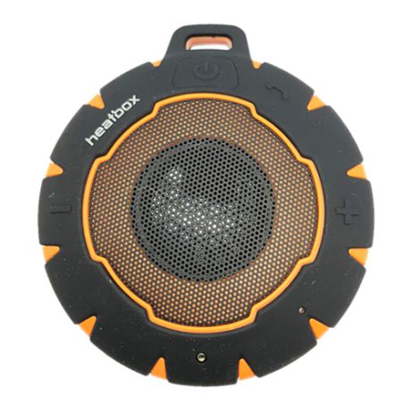 Портативная акустика Heatbox Traveler mini черный / оранжевый
