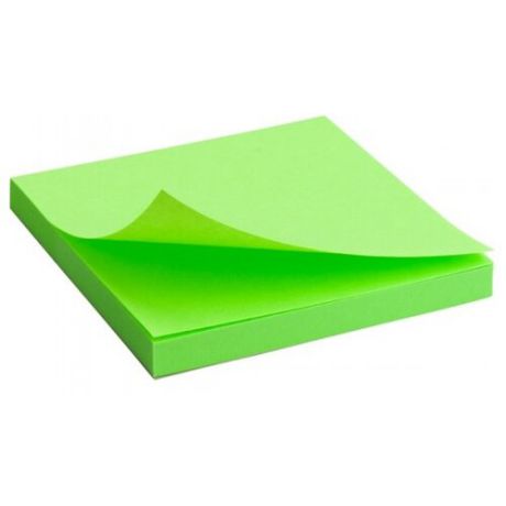 Axent Блок бумаги с клейким слоем 7.5 x 7.5 см неон (2414-12/2414-13/2414-15) зеленый